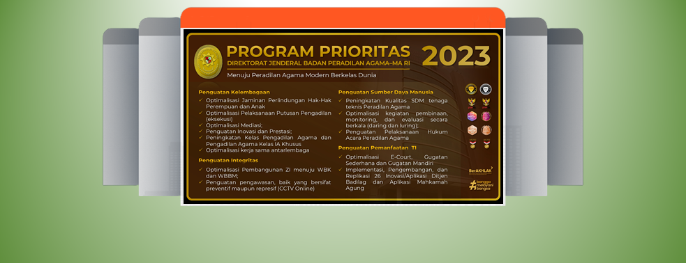 PROGRAM PRIORITAS BADILAG TAHUN 2023