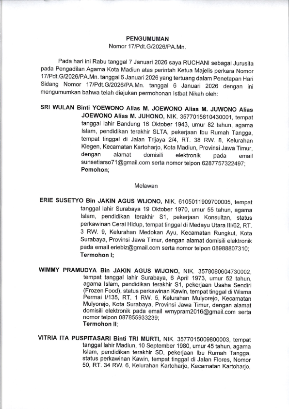 Pengumuman Isbat Nikah 17 G 2026 001